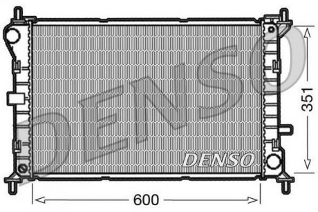 Радиатор, охлаждение двигателя DENSO DRM10051 (фото 1)