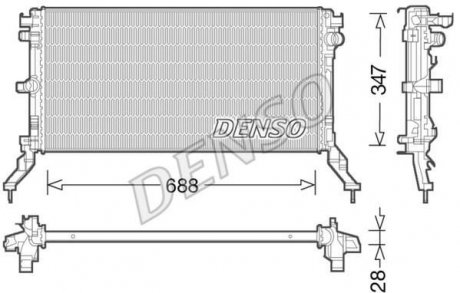 Теплообмінник DENSO DRM23039 (фото 1)