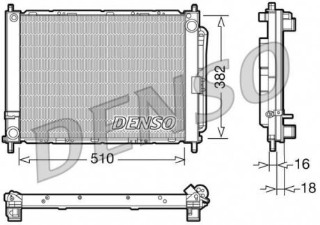 Фото автозапчасти модуль охлаждения DENSO DRM23102