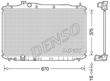 Теплообмінник DENSO DRM40040 (фото 1)