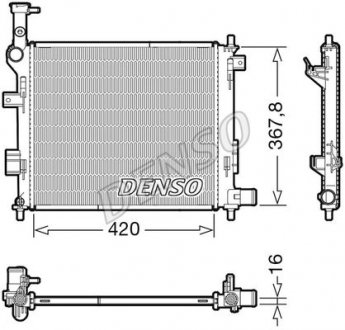 Радіатор основний Hyundai (253101Y000) DENSO DRM43005 (фото 1)