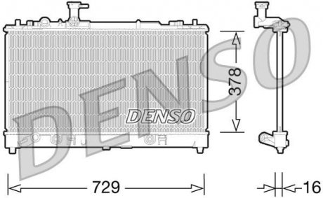 Радіатор DENSO DRM44026 (фото 1)