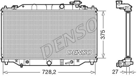 Фото автозапчастини ch£odnica silnika mazda DENSO DRM44044