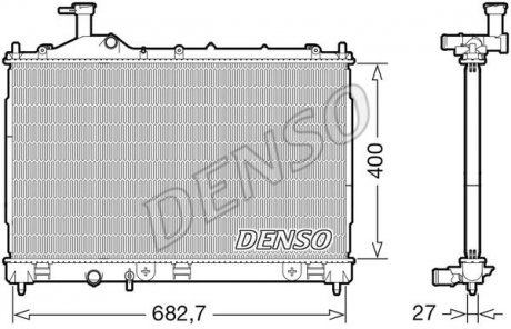 Фото автозапчастини ch£odnica silnika mitsubishi DENSO DRM45042