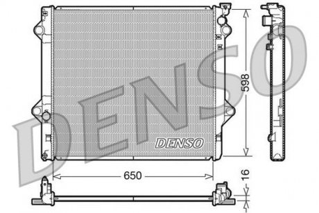 Фото автозапчасти радіатор DENSO DRM50048