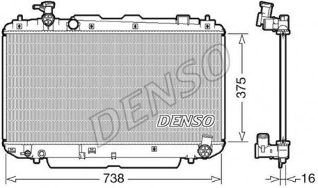 Фото автозапчасти теплообмінник DENSO DRM50083