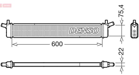 Фото автозапчасти радіатор DENSO DRM50136