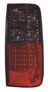 Фонарь задний левая/правая (LED, цвет указателей поворота дымчато-серый, цвет стекол красный, 2 шт.; комплект) TOYOTA LAND CRUISER 80 J8 01.90-12.97 DEPO 212-1955P3B-VSR (фото 1)