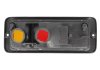 Ліхтар задній права (P21/5W/P21W, колір індикатора помаранчевий, колір скла червоний) MITSUBISHI PAJERO II Terenowy 12.90-04.00 DEPO 214-1946R-UE (фото 3)