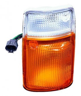 Контрольная лампа передняя левый (оранжевая/прозрачная) NISSAN PATROL IV 09.88-02.98 DEPO 215-1593L-A