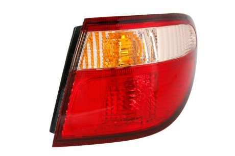 Ліхтар задній права (зовнішня частина, W21/5W/W21W, колір поворотника білий, колір скла червоний) NISSAN ALMERA II N16 Hatchback / Sedan 01.00-05.07 DEPO 215-19F4R-U (фото 1)
