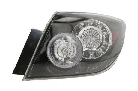 Фото автозапчасти фонарь задний правый (внешняя часть, LED/W21/5W/W21W/WY21W, цвет индикатора белый, цвет стекла красный) MAZDA 3 BK Hatchback 5D 12.06-12.09 DEPO 216-1963R-UE