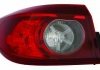 Ліхтар задній права (зовнішня частина, W21/5W/WY21W, червоний колір індикатора, червоний колір скла, відбивач) MAZDA 3 BM Sedan 4D 09.13-02.17 DEPO 21619A1RUE (фото 2)