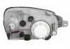 Фара передняя Hyundai Santa Fe I 2000-2005 левая H4, серая рамка, мех./эл. рег. DEPO 221-1139L-LDEMD (фото 3)