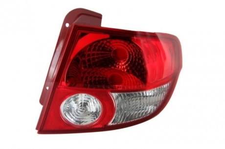 Фонарь задний правый (P21/5W/P21W/W16W, цвет указателя поворота белый, цвет стекла красный) HYUNDAI GETZ Hatchback 09.02-08.05 DEPO 221-1917R-UE (фото 1)