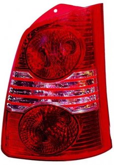 Ліхтар задній права (P21/5W/P21W/W16W, колір поворотника білий, колір скла червоний) HYUNDAI ATOS PRIME Hatchback 06.03-03.08 DEPO 221-1921R-UE (фото 1)