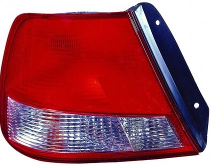 Ліхтар задній права (P21/5W/P21W, колір поворотника білий, колір скла червоний) HYUNDAI ACCENT II Sedan 3/4/5D 01.00-11.05 DEPO 221-1933R-UE