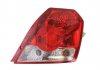 Ліхтар задній права (зовнішня частина, P21/5W/P21W, колір поворотника білий, колір скла червоний) CHEVROLET AVEO/KALOS; DAEWOO AVEO/KALOS Hatchback / Sedan 5D 05.03-04.05 DEPO 222-1908R-LD-AE (фото 1)
