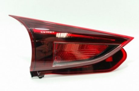 Ліхтар задній лівий (внутрішня частина, W21W, колір скла червоний) MAZDA 3 BM Hatchback 5D 09.13-02.17 DEPO 316-1309L-LD-UE