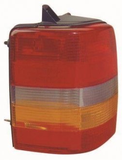 Задній ліхтар права (жовтий колір поворотника, червоний колір скла, версія для США) JEEP GRAND CHEROKEE I ZJ 09.91-04.99 DEPO 3331914RUS (фото 1)