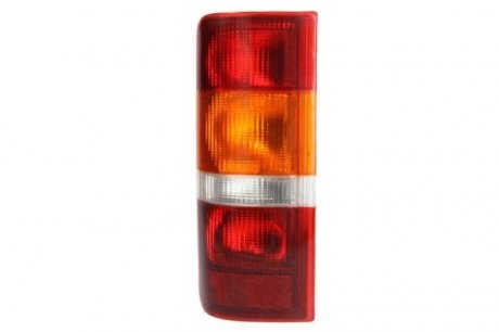 Ліхтар задній лівий (жовтий колір поворотника, червоний колір скла) FORD TRANSIT IV FL, TRANSIT IV FL II Autobus / Pełne 01.91-07.00 DEPO 431-1918L-UE