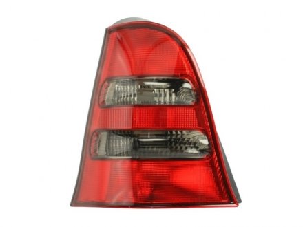 Ліхтар задній лівий (P21/4W/P21W, колір поворотника димчасто-сірий, колір скла червоний) MERCEDES A-KLASA W168 Hatchback 07.97-08.04 DEPO 440-1918L-UE-SR (фото 1)
