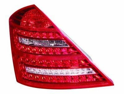 Ліхтар задній права (LED/W16W, колір поворотника білий, колір скла червоний) MERCEDES S-KLASA W221 Sedan 06.09-12.13 DEPO 440-1970R-UE (фото 1)