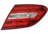 Ліхтар задній права (LED/P21W, колір поворотника білий, колір скла червоний) MERCEDES C-KLASA W204 Coupe / Sedan 4D 03.11-12.13 DEPO 440-1983R-UE (фото 1)
