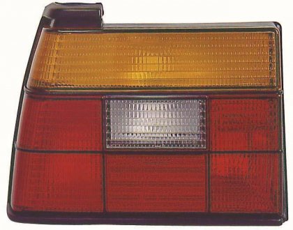 Ліхтар задній лівий (жовтий колір поворотника, червоний колір скла) Volkswagen JETTA II Sedan 01.84-07.92 DEPO 441-1909L (фото 1)