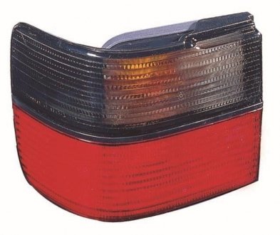 Фонарь задний правый (внешняя часть, P21/5W/P21W, цвет индикатора дымчато-серый, цвет стекла красный) Volkswagen VENTO Sedan 01.91-09.98 DEPO 441-1932R-UE (фото 1)