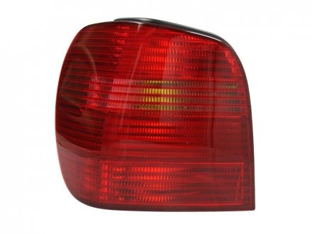 Фонарь задний левый (P21W/R5W, цвет индикатора красный, цвет стекла красный) Volkswagen POLO III 6N2 Hatchback 10.99-09.01 DEPO 441-1934L-LD-UE