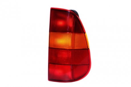 Ліхтар задній лівий (P21/5W/P21W/R5W, колір індикатора помаранчевий, колір скла червоний) Volkswagen CADDY II Kombi / Pełne 11.95-01.04 DEPO 441-1936L-LD-UE