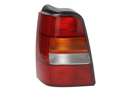 Задний фонарь левый (цвет поворота оранжевый, цвет стекла красный) VW GOLF Универсал 08.91-04.99 DEPO 441-1975L-UE
