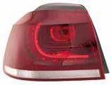 Ліхтар задній права (зовнішня частина, LED/WY21W, колір поворотника білий, колір скла червоний) Volkswagen GOLF VI Hatchback 10.08-11.13 DEPO 441-19B3R-AE (фото 1)