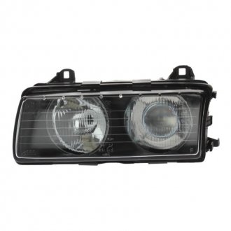 Рефлектор лівий (галоген, H1/W5W, без двигуна, колір картриджа: чорний) BMW 3 E36 09.90-08.00 DEPO 444-1110L-LD-EN (фото 1)