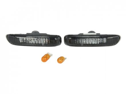 Передня індикаторна лампа лівий/правий (прозора/сіра) BMW 3 E46 02.98-09.06 DEPO 444-1403PXBEVS (фото 1)