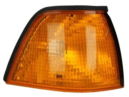 Лампа указателя поворота передняя левый (оранжевая) BMW 3 E36 09.90-09.93 DEPO 444-1503L-UE-Y (фото 1)