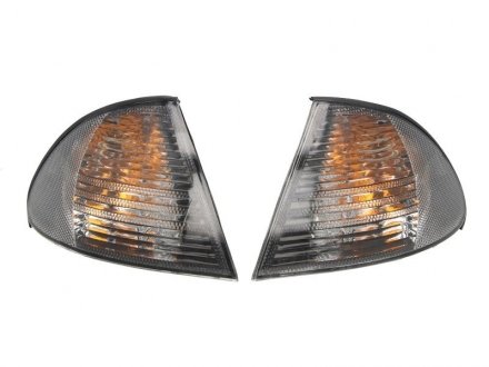 Передня індикаторна лампа лівий/правий (сіра, комплект) BMW 3 E46 02.98-09.01 DEPO 444-1506P-AE-S