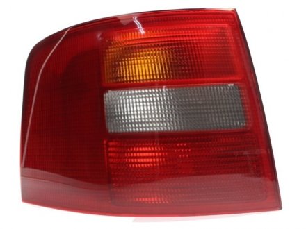 Ліхтар задній лівий (P21/5W/P21W, колір індикатора димчасто-сірий, колір скла червоний) AUDI A6 C5 Kombi 01.97-01.05 DEPO 446-1908L-UE (фото 1)