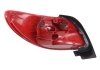 Задній ліхтар права (P21/5W/P21W, колір покажчика повороту червоний, колір скла червоний) PEUGEOT 206 Kabriolet 09.98-02.03 DEPO 550-1933R-UE (фото 2)