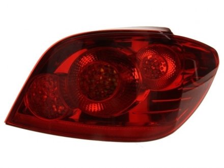 Ліхтар задній права (P21W/R5W, колір поворотника помаранчевий, колір скла червоний) PEUGEOT 307 Hatchback 08.00-09.07 DEPO 550-1940R-LD-UE
