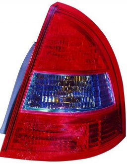 Фонарь задний правый (внешняя часть, P21/5W/P21W, цвет указателя поворота белый, цвет стекла красный) CITROEN C5 I Hatchback 4D 09.04-01.08 DEPO 552-1921R-UE