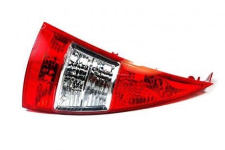 Ліхтар задній лівий (P21/5W/P21W, колір індикатора білий, колір скла червоний) CITROEN C3 I Hatchback 07.05-12.10 DEPO 552-1928L-UE (фото 1)