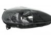 Фара правая (H4, электр, с моторчиком, цвет вкладыша: черный) FIAT PUNTO 04.05-08.18 DEPO 661-1147R-LEMN2 (фото 1)