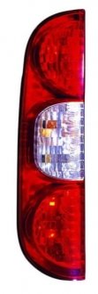 Фонарь задний Л (P21/4W/P21W, цвет индикатора прозрачный, цвет стекла красный) FIAT DOBLO I 11.05-01.10 DEPO 661-1927L-UE (фото 1)