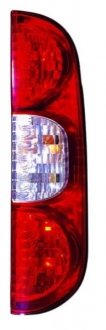 Ліхтар задній права (P21/4W/P21W, колір індикатора прозорий, колір скла червоний) FIAT DOBLO I 11.05-01.10 DEPO 661-1927R-UE
