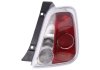 Задній ліхтар правий (колір повороту білий, колір скла червоний, рамка хром) FIAT 500 01.07-08.15 DEPO 661-1931R-LD-UE (фото 1)