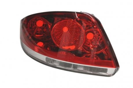 Ліхтар задній лівий (P21W/R5W, колір поворотника білий, колір скла червоний) FIAT LINEA Sedan 06.07-06.15 DEPO 661-1936L-UE (фото 1)