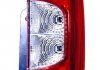 Ліхтар задній лівий (P21/4W/P21W, колір поворотника білий, колір скла червоний) FIAT FIORINO / QUBO Kombi / Pełne / Wielkopojemne 11.07-04.16 DEPO 661-1940L-UE (фото 1)