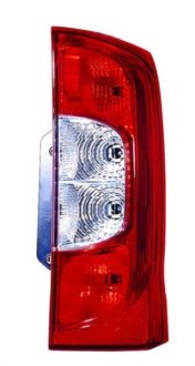 Ліхтар задній лівий (P21/4W/P21W, колір поворотника білий, колір скла червоний) FIAT FIORINO / QUBO Kombi / Pełne / Wielkopojemne 11.07-04.16 DEPO 661-1940L-UE